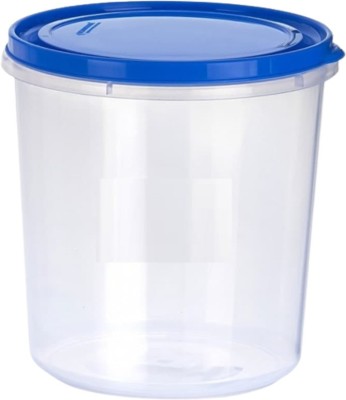 Miranshi Enterprise Polypropylene Grocery Container  - 10 L(Blue, Clear)