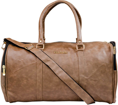 Man Arden The Sovereign Nudge PVC Leather Travel Single Tone Duffel Without Wheels