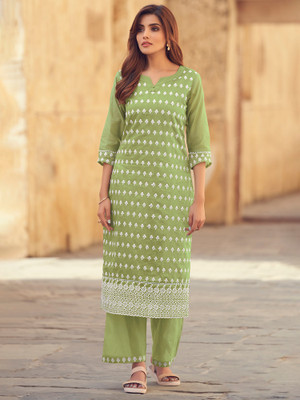Indo Era Women Kurta Palazzo Set