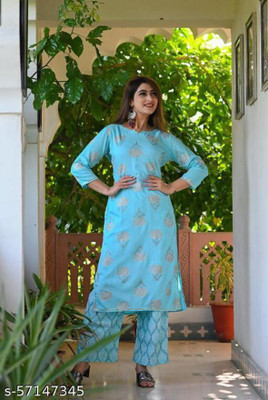 saanvi collection Women Kurta Palazzo Set