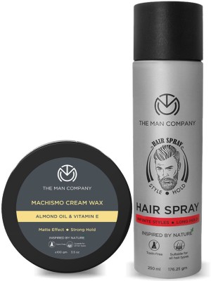 THE MAN COMPANY Style Max Machismo Hair Wax with Hair Spray for Men Hair Wax