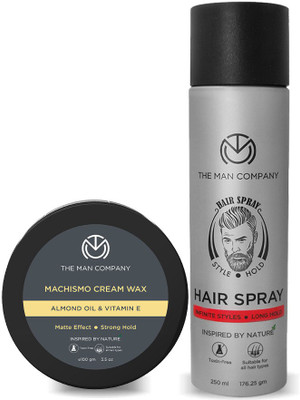 THE MAN COMPANY Style Max Machismo Hair Wax with Hair Spray for Men Hair Wax