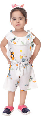 Smuktar garments Printed Girls Jumpsuit