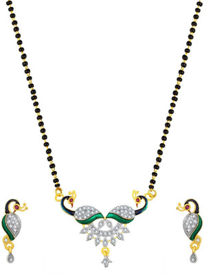 rudraCreation Alloy Gold Jewellery Set(Pack of 1)