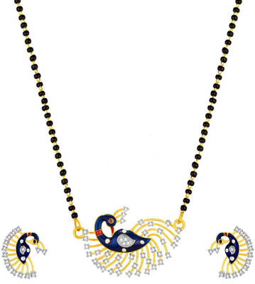 rudraCreation Alloy Gold Jewellery Set(Pack of 1)