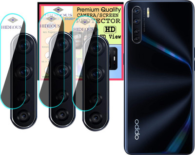 HIDEOUS Back Camera Lens Glass Protector for OPPO F15(Pack of: 3)