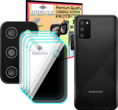 HIDEOUS Back Camera Lens Glass Protector for Samsung Galaxy M02s(Pack of: 5)