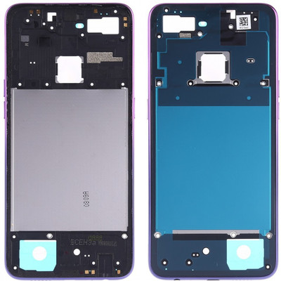 Sandreezz OPPO F9 Pro Middle Side Ring With side Keys Front Panel(Purple)