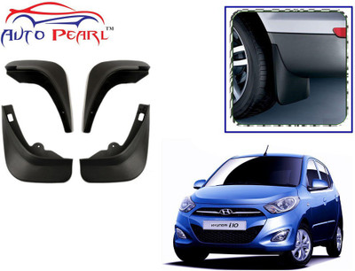 AUTO PEARL Cars Front Mud Guard, Rear Mud Guard For Hyundai i10 NA(Black)