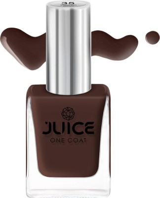 Juice One Coat Long Lasting Quick Dry Chip Resistant Nail Polish 11 ml Woodland Brown - 035
