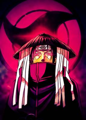 Itachi Mangekyo sharingan Fan Art Poster for Wall and Home décor 12x18 cm Paper Print