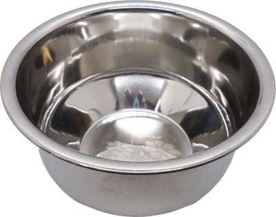 Mystrkiho Stainless Steel 2 Litre Patila/Bhagona/Pateli/Tope Tope 2 L capacity 20 cm diameter(Stainless Steel, Non-stick, Induction Bottom)