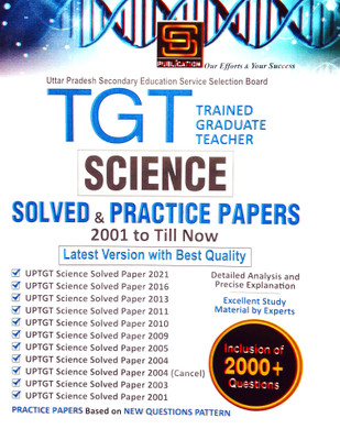 UP TGT (Trained Graduate Teacher) Science | Solved Papers From 2001 To Present | Practice Sets (English)- SD Publication(Paperback, COMBO BOOKS & Team)