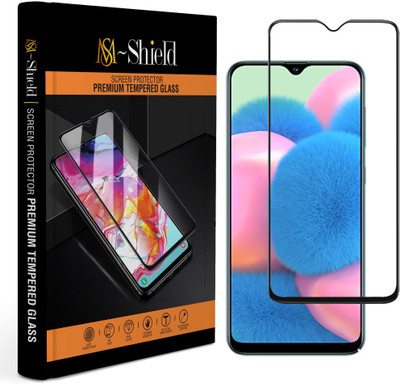 MS-Shield Edge To Edge Tempered Glass for Samsung Galaxy A30s(Pack of 1)