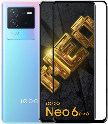 Caseline Edge To Edge Tempered Glass for iQOO Neo 6 5G, iQOO Neo 6(Pack of 1)