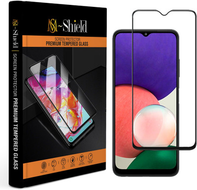 MS-Shield Edge To Edge Tempered Glass for Samsung Galaxy A22 5G(Pack of 1)