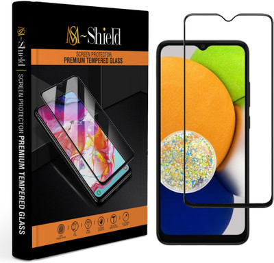 MS-Shield Edge To Edge Tempered Glass for Samsung Galaxy A03(Pack of 1)