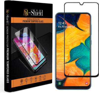 MS-Shield Edge To Edge Tempered Glass for Samsung Galaxy A30(Pack of 1)