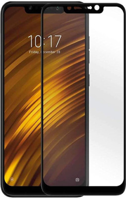 CVWOAKS Edge To Edge Tempered Glass for POCO F1(Pack of 1)