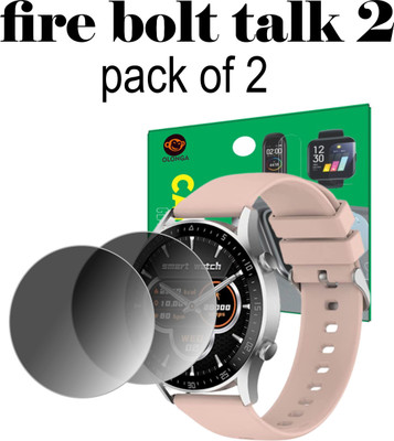 Olonga Screen Guard for Fire boltt Talk 2(Pack of 2)