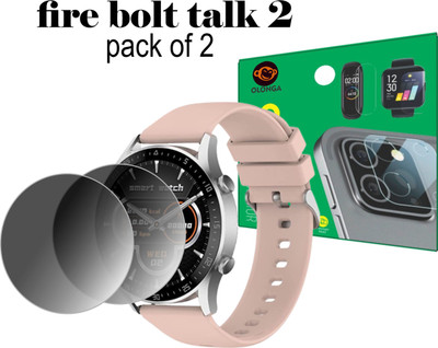 Olonga Screen Guard for Fire boltt Talk 2(Pack of 2)