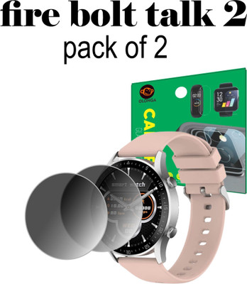 Olonga Screen Guard for Fire boltt Talk 2(Pack of 2)