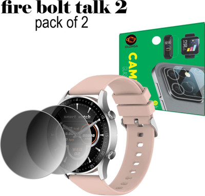 Olonga Screen Guard for Fire boltt Talk 2(Pack of 2)