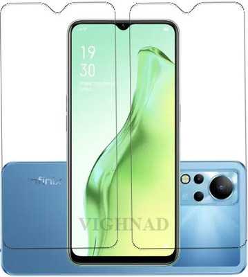 KMPERED Tempered Glass Guard for Infinix Note 12i, INFINIX NOTE 12I(Pack of 2)