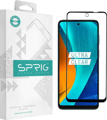 Sprig Edge To Edge Tempered Glass for Sprig Edge To Edge Tempered Glass for Motorola G22, Moto G22, G22 (Pack of 1)(Pack of 1)