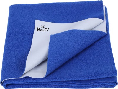 Keviv Cotton Baby Bed Protecting Mat(Royal Blue, Medium)