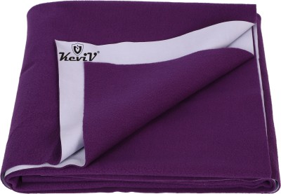 Keviv Cotton Baby Bed Protecting Mat(Plum, Extra Large)