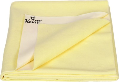 Keviv Cotton Baby Bed Protecting Mat(Yellow, Extra Large)