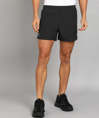 Lemona Solid Men Black Regular Shorts