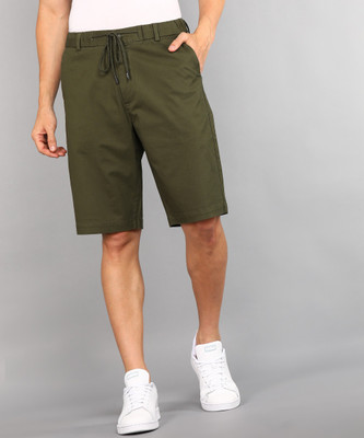 LEVI'S Solid Men Green Regular Shorts