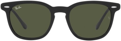 Ray-Ban Retro Square Sunglasses(For Men & Women, Green)