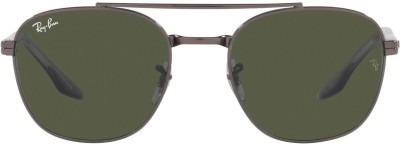 Ray-Ban Retro Square Sunglasses(For Men & Women, Green)