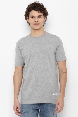 FOREVER 21 Printed Men Crew Neck Grey T-Shirt