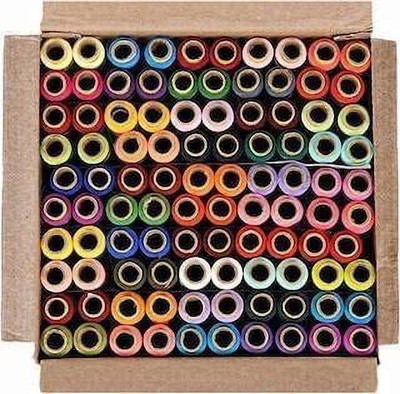 wiffo MULTICOLOR Thread(180 m Pack of100)