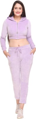 RF Raves Solid Women Track Suit
