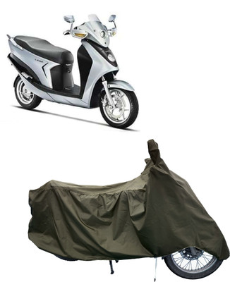 Tricway Two Wheeler Cover for Hero(Leap Hybrid SES, Green)