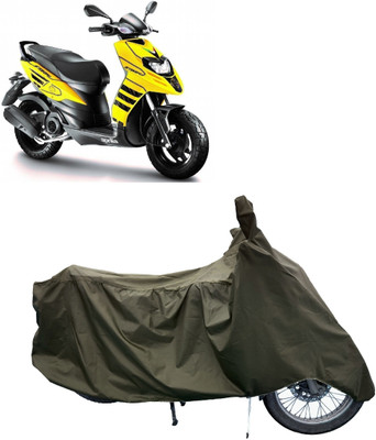 Tricway Two Wheeler Cover for Aprilia(Storm 125, Green)