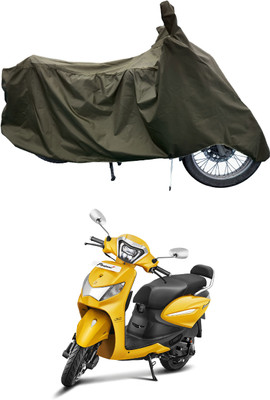 Tricway Two Wheeler Cover for Hero(Pleasure+ 110, Green)