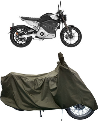 Tricway Two Wheeler Cover for Revolt(RV Cafe Racer BS6, Green)