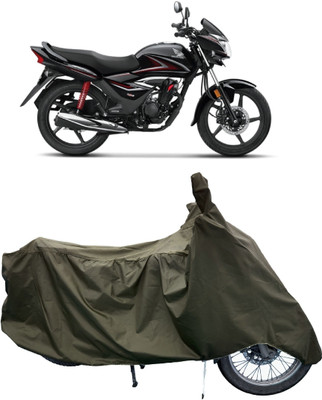 Tricway Two Wheeler Cover for Honda(CB Shine, Green)