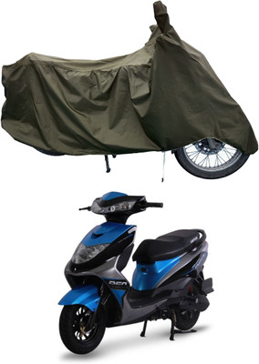 Tricway Two Wheeler Cover for Ampere(REO BS6, Green)
