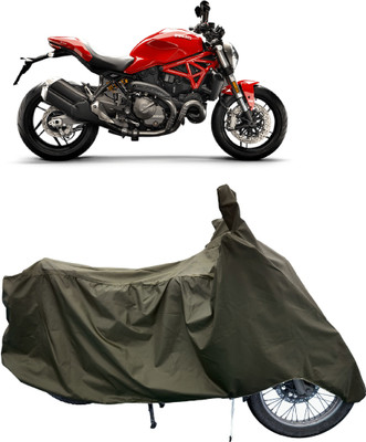 Tricway Two Wheeler Cover for Ducati(Monster 821, Green)