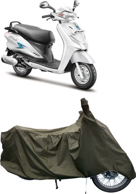 Tricway Two Wheeler Cover for Hero(Duet 125 CC BS6, Green)