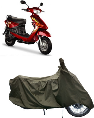 Tricway Two Wheeler Cover for Indus(Yo Spark, Green)