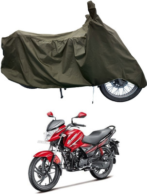 Tricway Two Wheeler Cover for Hero(Glamour i3s, Green)