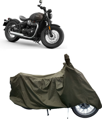 Tricway Two Wheeler Cover for Triumph(Bonneville Bobber BS6, Green)